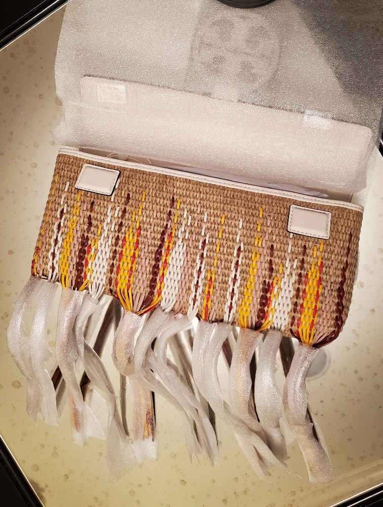 Tory Burch fringe clutch - Picture 6 of 14